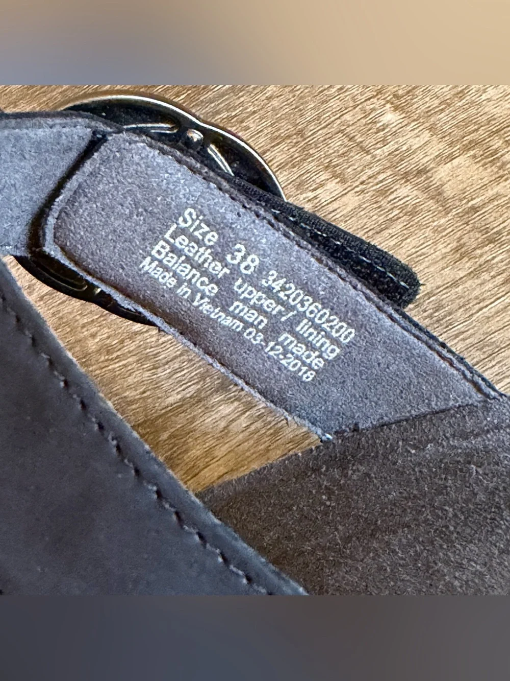 Dansko Susie slide sandals black milled nubuck leather decorative buckle